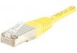 Câble Ethernet Cat 6 50m F/UTP cuivre jaune