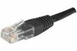 Câble Ethernet Cat 5e 1m UTP noir