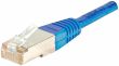 Câble Ethernet Cat 5e 0.30m FTP bleu