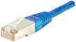Câble Ethernet Cat 5e 2m FTP bleu
