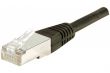 Câble Ethernet CAT5e 0.15m FTP noir