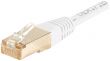 Câble Ethernet Cat 5e 0.30m FTP blanc