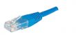 Câble Ethernet Cat 6 0.30m UTP bleu