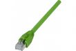 Câble Ethernet Cat 6a 1m S/FTP Snagless LSOH pur vert