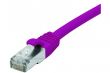 Câble Ethernet Cat 6a F/UTP LSOH snagless violet - 0.30m
