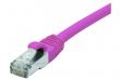 Câble Ethernet CAT6 F/UTP LSOH snagless rose - 0.30m