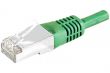 Câble Ethernet Cat 6a 0.50m S/FTP vert