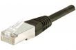 Câble Ethernet CAT6a S/FTP noir - 0.50m