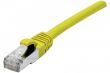 Câble Ethernet CAT6a 0.15m S/FTP Snagless LSOH jaune