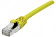 Câble Ethernet Cat 6a 0.30m S/FTP Snagless LSOH jaune