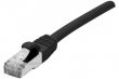 Câble Ethernet Cat 6a 1m S/FTP Snagless LSOH noir
