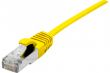 Câble Ethernet Cat 6a S/FTP LSOH Ultra Fin jaune 0.50m