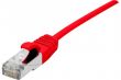 Câble Ethernet Cat 6a S/FTP LSOH Ultra Fin rouge 1m