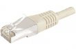 Câble Ethernet Cat 6a 0.30m FTP beige