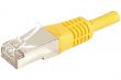 Câble Ethernet Cat 6a 0.50m FTP jaune