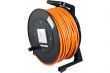 Câble Ethernet Cat 6a sur enrouleur monobrin SFTP 90m