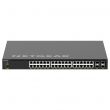 NETGEAR XSM4340CV - Switch Ethernet manageable 36 ports 10 Gigabit PoE++ et 280W 4x SFP28 - Rackable