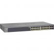 NETGEAR GS728TP - Switch Ethernet manageable 24 ports Gigabit PoE+ 190W et 4x SFP - Rackable