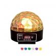 Jeu de lumière demi-sphère à LED RGB 6x3W