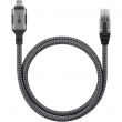Câble USB type C 3.1 vers Ethernet RJ45 Gigabit mâle 2m