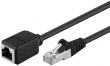Rallonge Ethernet Cat 5e 0.50m F/UTP noire