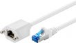 Rallonge Ethernet Cat 6a 0.50m S/FTP blanche