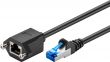 Rallonge Ethernet Cat 6a 1.50m S/FTP noire
