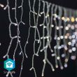 Guirlande Stalactites lumineuses Wi-Fi intelligentes à LED blanches