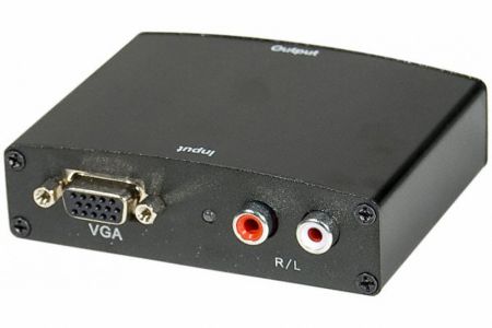 Convertisseur VGA vers HDMI avec audio => Livraison 3h gratuite