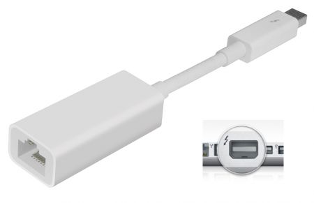 Apple Thunderbolt / Gigabit Ethernet RJ-45 Blanc