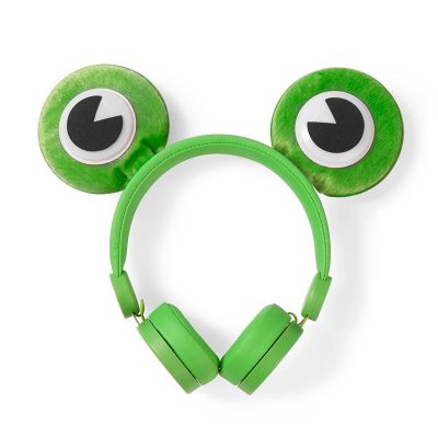 Casque audio filaire pour enfants avec oreilles amovibles Freddy Frog Vert  => Livraison 3h gratuite* @ Click & Collect magasin Paris République