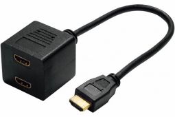 Splitter HDMI male 2 HDMI femelles 0.15m