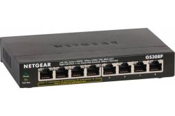 Switch Ethernet NETGEAR GS308P 8 ports 10/100/1000 dont 4 PoE