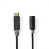 Câble USB type C vers jack 3.5 audio femelle 1m