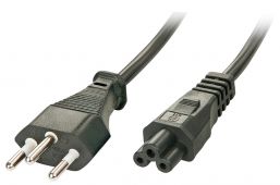 Câble électrique secteur IEC C5 - Suisse 2m