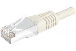 Câble Ethernet Cat 6a S/FTP gris - 90m