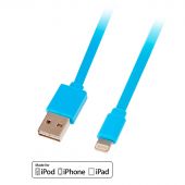 Câble plat Lightning vers USB réversible