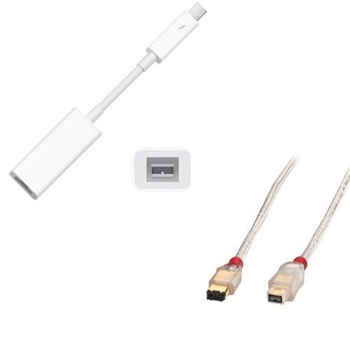 Apple Adaptateur Thunderbolt vers FireWire - Connectique Firewire Apple sur