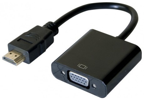 Xbox HDTV ZWOOS Adaptateur HDMI vers VGA Convertisseur de Câble Vidéo 1080P HDMI mâle vers VGA Femelle pour Ordinateur 